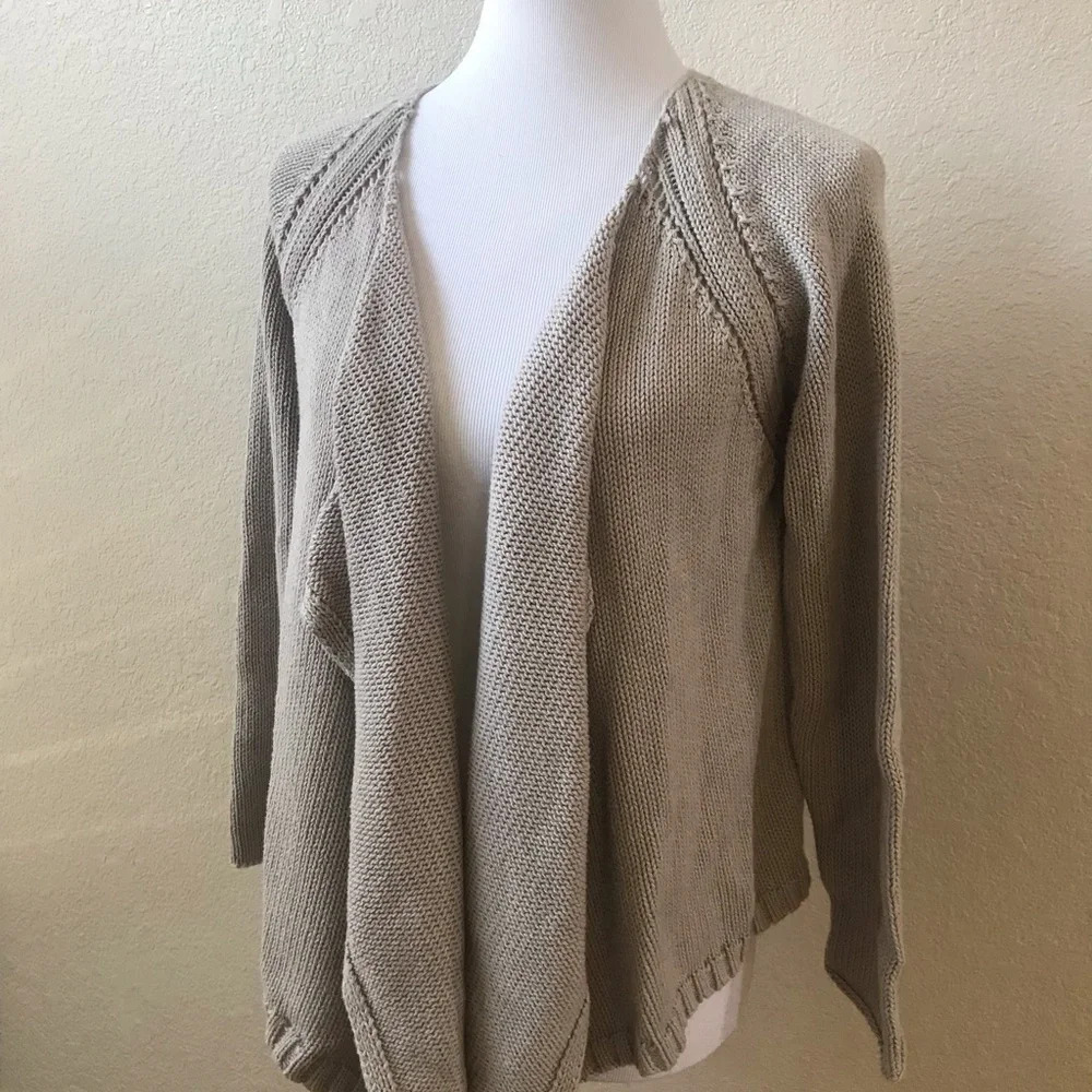 Poetry Grey Open Cardigan